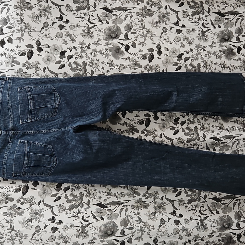 Lee RidersDark Blue Straight Leg Jeans In Size 16 - Picture 4 of 8